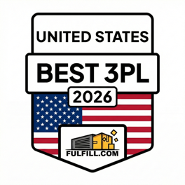 United States Best 3PL 2026, a Fulfill.com Top 100 badge